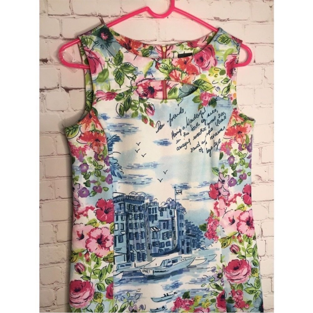 Gabby Skye Women's Shift Dress Floral Venice - Picture 3 of 10